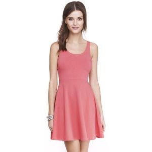 EXPRESS Coral Skater Dress